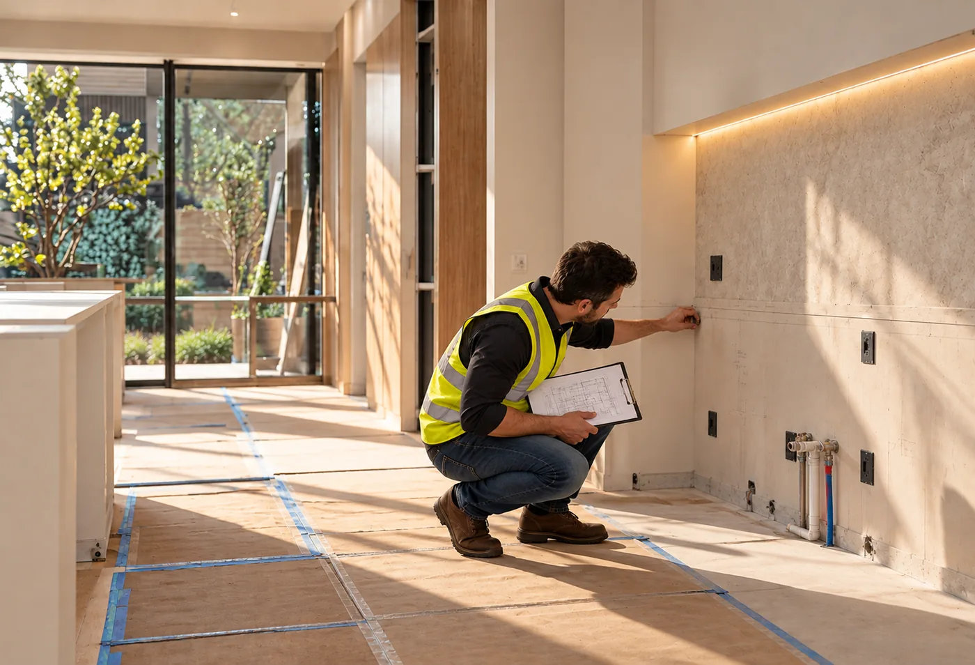 Medição e preparação da obra | Progetto Mobiliamo
