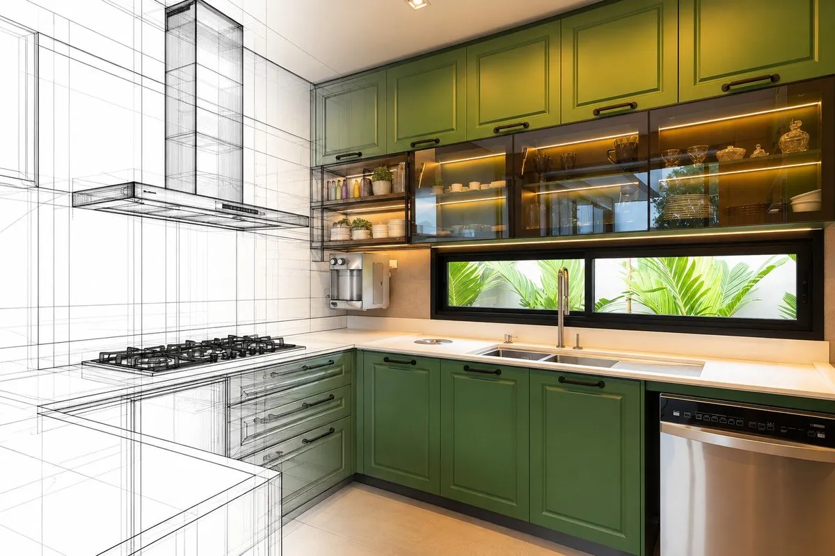Compatibilização do projeto executivo de cozinha planejada com a obra real | Progetto Mobiliamo